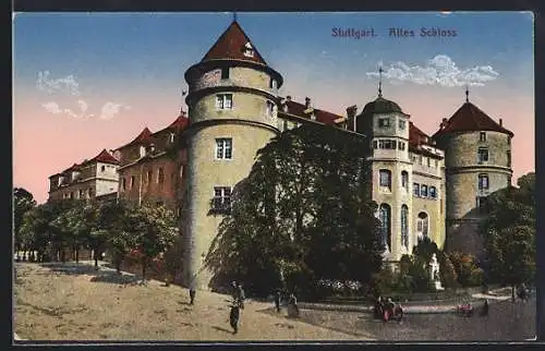AK Stuttgart, Das alte Schloss