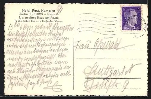 AK Kempten / Allgäu, Totalansicht