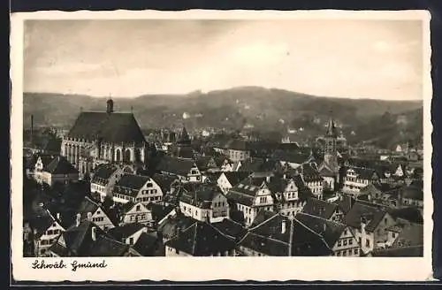 AK Schwäb. Gmund, Der Ortskern mit Kirche