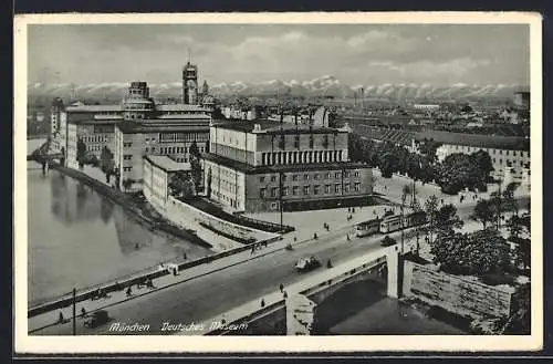 AK München, Partie am Deutschen Museum