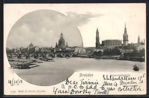 AK Dresden, Augustusbrücke