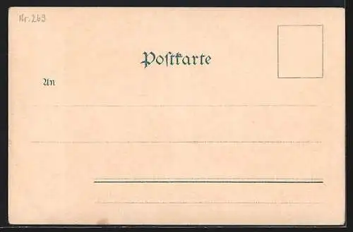 AK Königsmühle, Ortsansicht mit Fontäne