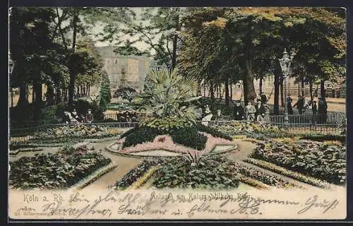 AK Köln-Neustadt, Anlagen am Kaiser Wilhelm-Ring