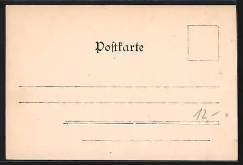 AK Köln, Apostelnkirche mit Strassenpartie