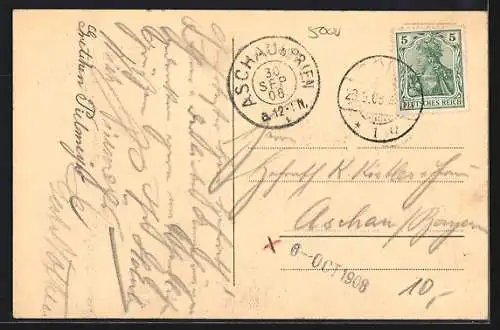 AK Köln-Neustadt, Partie im Volksgarten