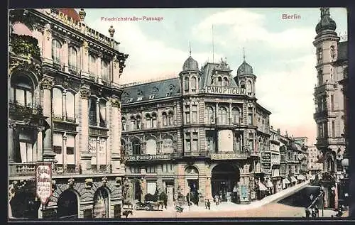 AK Berlin, Blick auf die Passage in der Friedrichstrasse