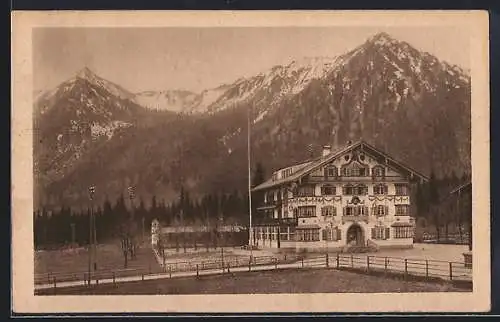 AK Neuhaus bei Schliersee, Terofals Gasthof zur Post, Pächter Ludwig Mayer
