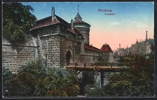 AK Nürnberg, Die Brücke zum Frauentor