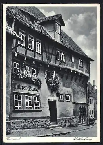 AK Eisenach, Lutherhaus mit Gasthaus Luther-Stube