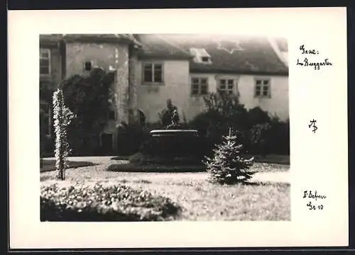 Foto-AK Adalbert Defner: Graz, Im Burggarten