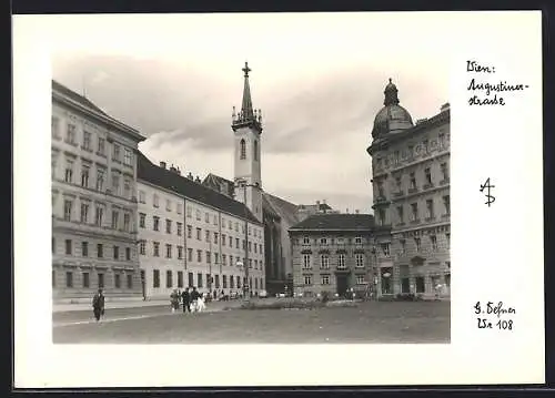 Foto-AK Adalbert Defner: Wien, Augustinerstrasse