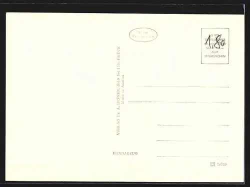 Foto-AK Adalbert Defner: Wien, Grillparzer-Denkmal mit Skulptur