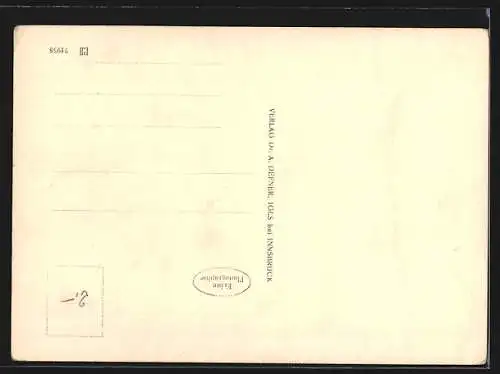 Foto-AK Adalbert Defner: Lambach, Flusspartie am Stift