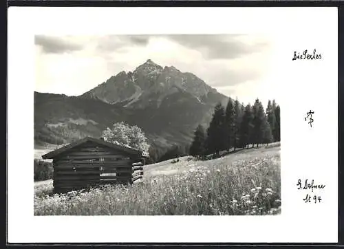 Foto-AK Adalbert Defner: Die Serles