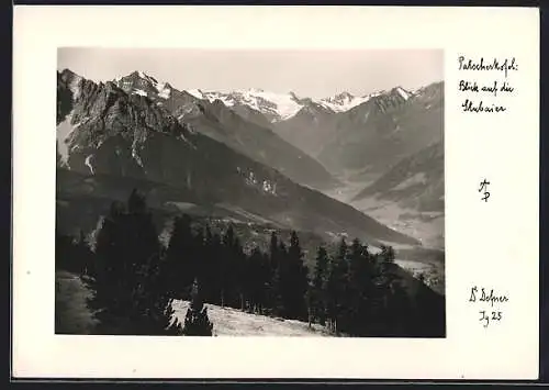 Foto-AK Adalbert Defner: Blick in die Gletscher