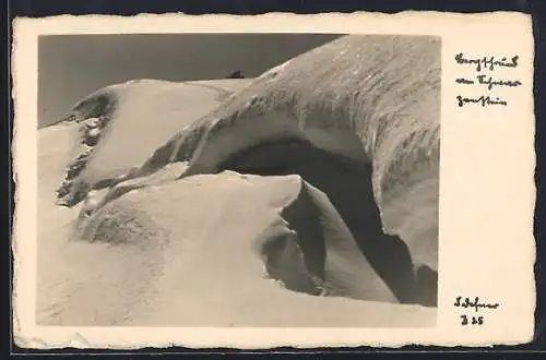 Foto-AK Adalbert Defner: Schneewehen im Sonnenschein