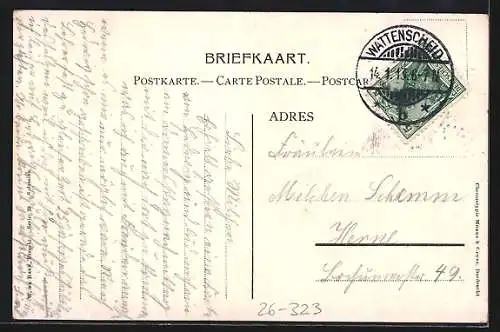 Künstler-AK Johan Georg Gerstenhauer: Mutter ermahnt ihre Tochter
