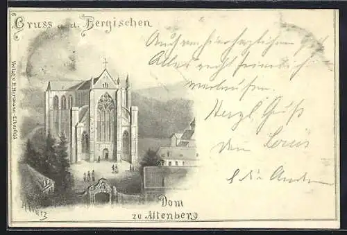 AK Altenberg /Bergisches Land, Dom mit Strassenpartie