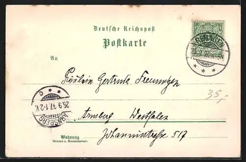 Lithographie Köln, Dampfer und Dom, Abtei Laach und Godesberg