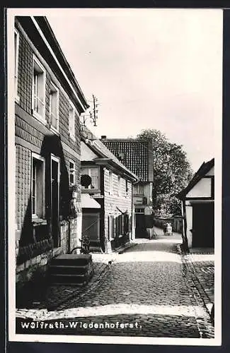 AK Wülfrath, Wiedenhoferstrasse Ecke Heumarkt-Strasse