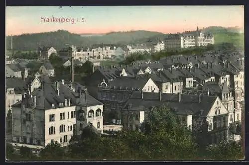 AK Frankenberg i. S., Teilansicht mit Lehrerseminar