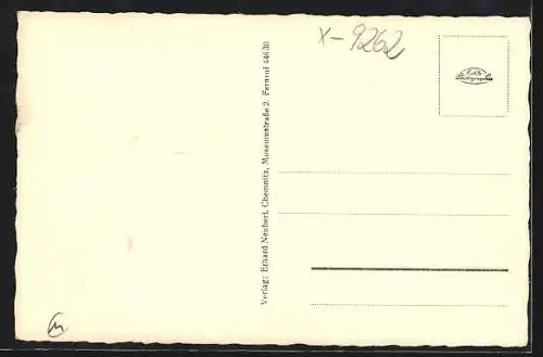 AK Frankenberg i. Sa., Gaststätte Lützelhöhe, Bauhaus