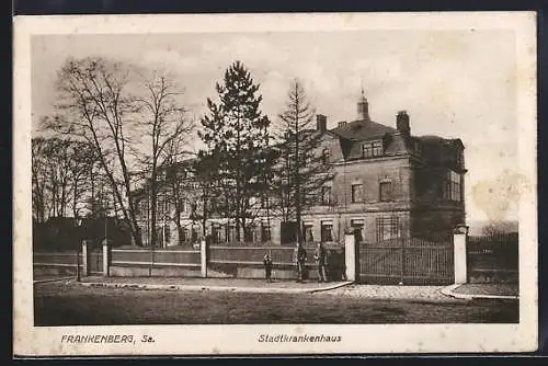 AK Frankenberg /Sa., Stadtkrankenhaus