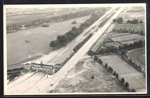 Foto-AK Berlin-Charlottenburg, Avus-Rennstrecke