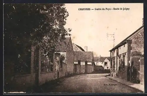 AK Chamvres, Centre du Pays, Route de Joigny