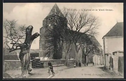 AK Flèys, L`Église et le Vieux Orme