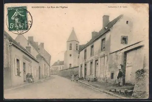 AK Vaudeurs, La Rue de l`Église