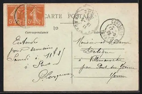 AK Vaudeurs, La Rue de l`Église