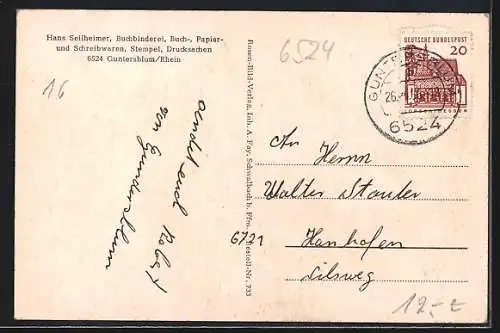 AK Guntersblum /Rhein, Gruppenwasserwerk, Inneres Weinkeller, Teilansicht