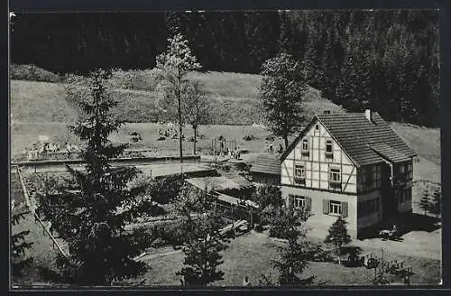 AK Arnsgereuth, Gasthaus Aumühle im weissen Sorbitztal