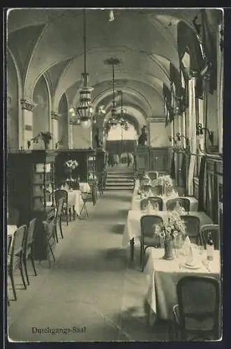 AK Berlin, Durchgangs-Saal in der Weinstube Kempinski