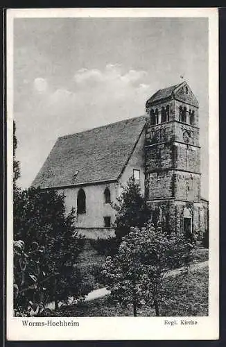 AK Worms-Hochheim, Evangelische Kirche