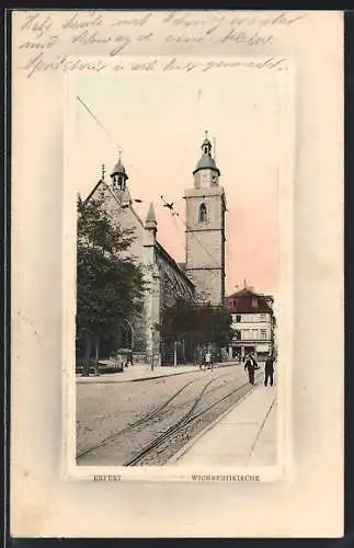 Passepartout-AK Erfurt, Wichbertikirche