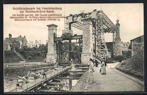 AK Henrichenburg, Schiffshebewerk am Dortmund-Ems-Kanal