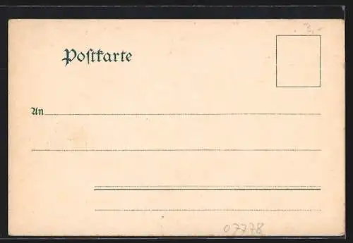 AK Tautenburg b. Dornburg, Ortsansicht mit Bergen