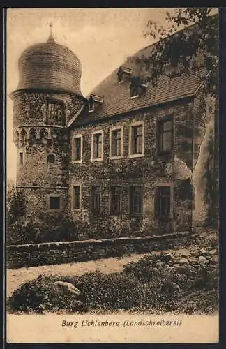 AK Burg Lichtenberg, Brücke zum Eingang