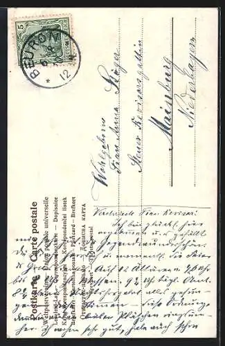 AK Beuron, Kloster mit Ruine