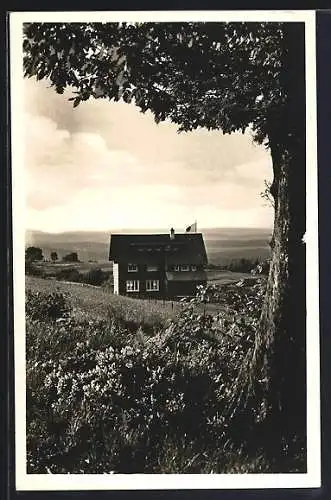 AK Neusatz-Wttbg. bei Herrenalb, Eichenkreuzheim 1940