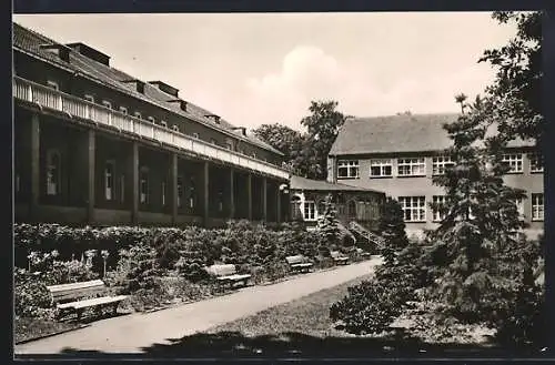 AK Bad Schmiedeberg, Partie am Eisenmoorbad
