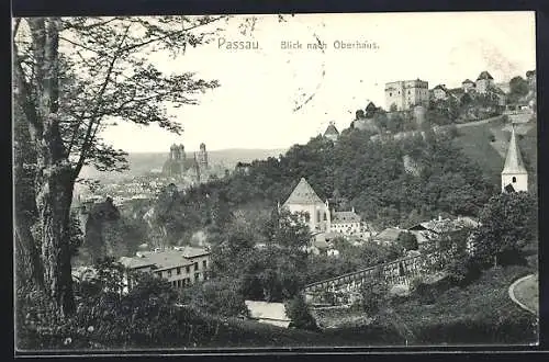 AK Passau, Blick nach Oberhaus