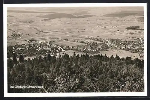 AK Spaichingen, Tal Blick vom Gasthaus und Segelfluggaststätte Klippeneck