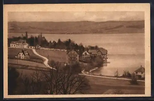 AK Herrsching a. Ammersee, Hotel und Cafe zur Seespitze