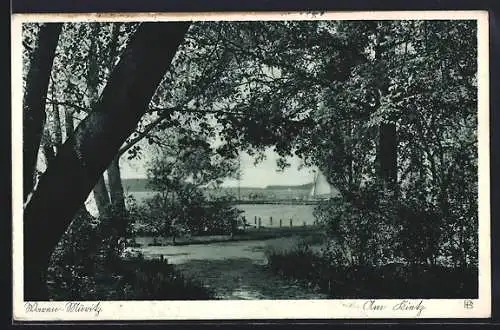 AK Waren /Müritz, Steg am Kintz