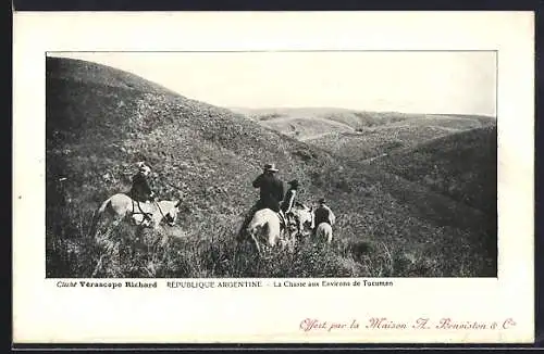 AK Tucuman, La Chasse, La Maison A. Benoiston & Cie