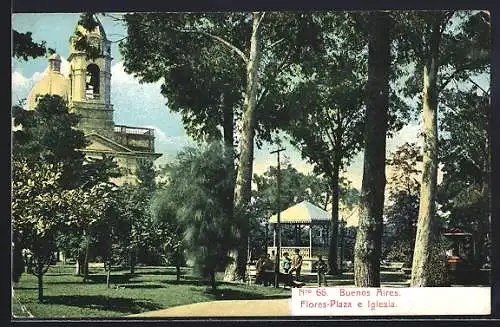 AK Buenos Aires, Flores-Plaza e Iglesia