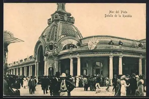 AK Mar del Plata, Detalle de la Rambla